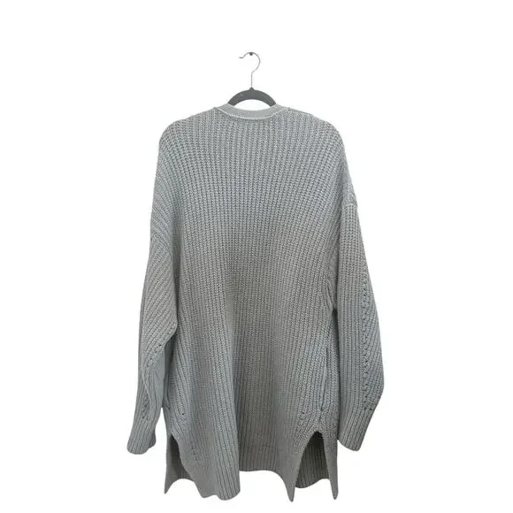 Free People Gray Nightingale Cardi GUC - Picture 5 of 6